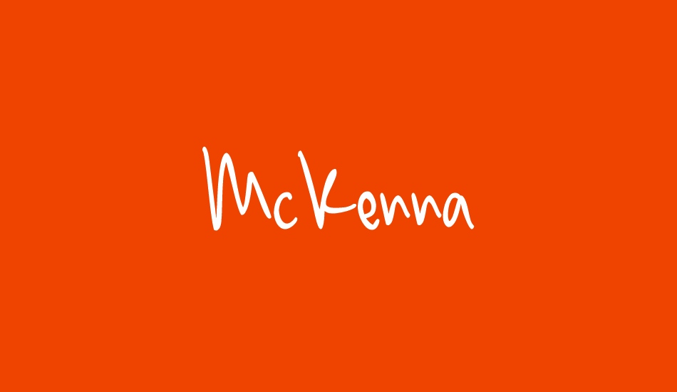 McKenna font big