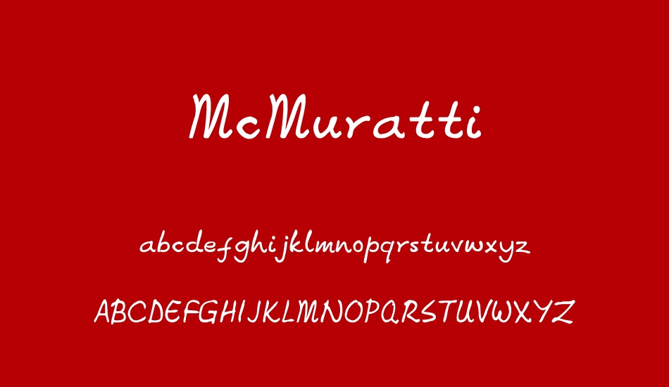 McMuratti font