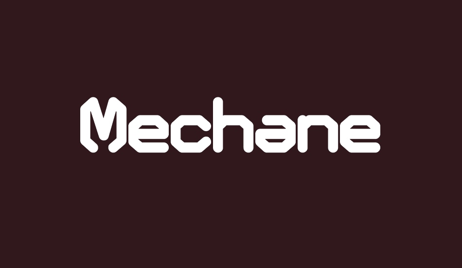 mechane font big