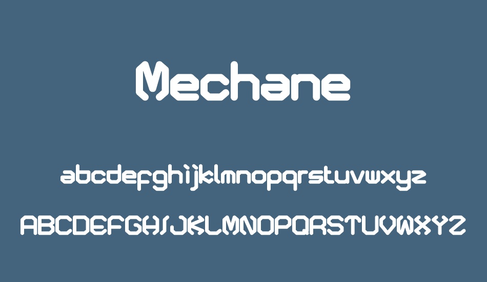 mechane font