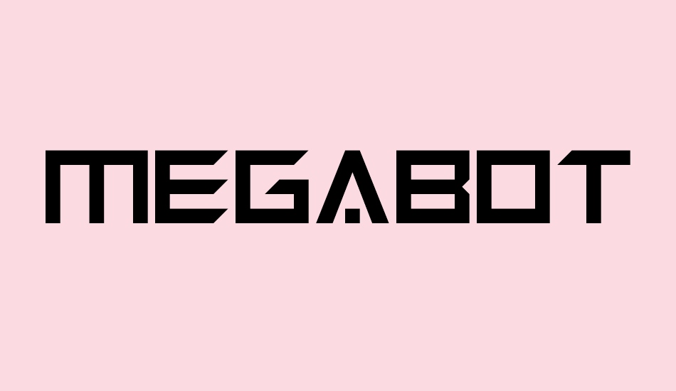 Megabot Five font big