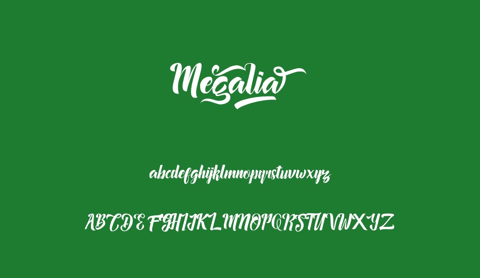 Megalia font