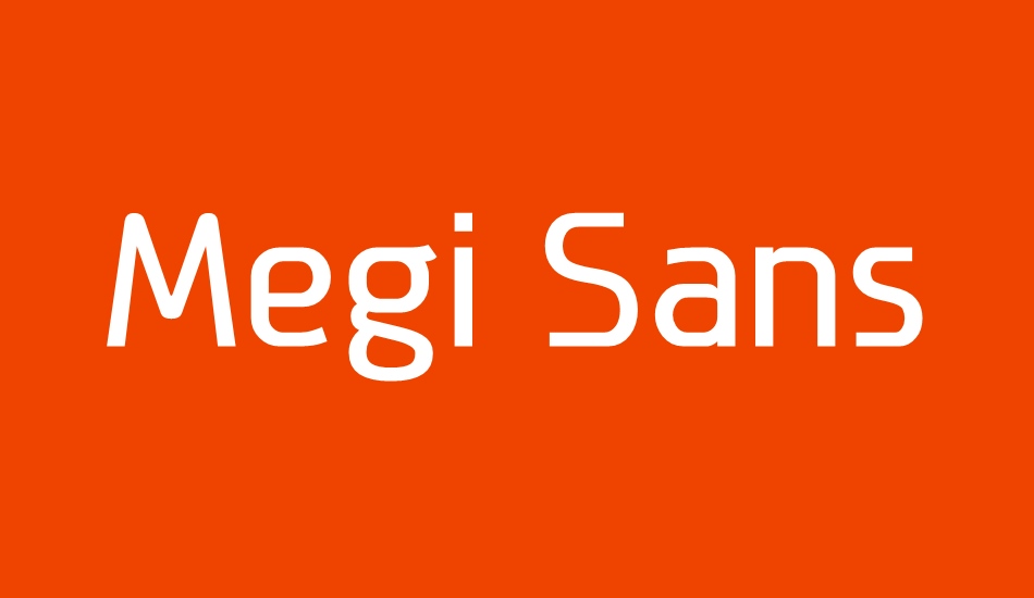 Megi Sans font big