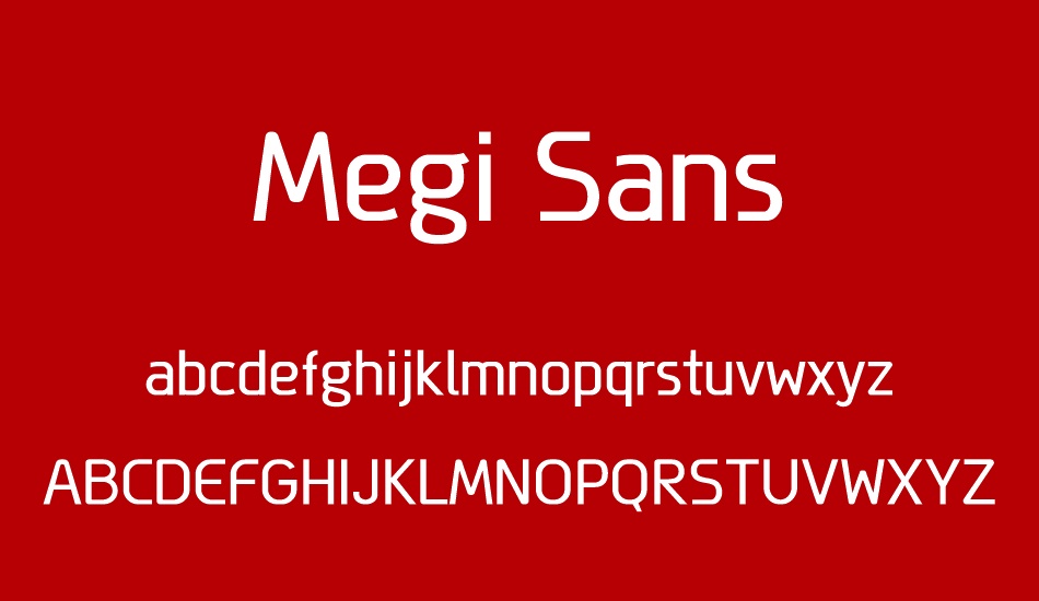 Megi Sans font