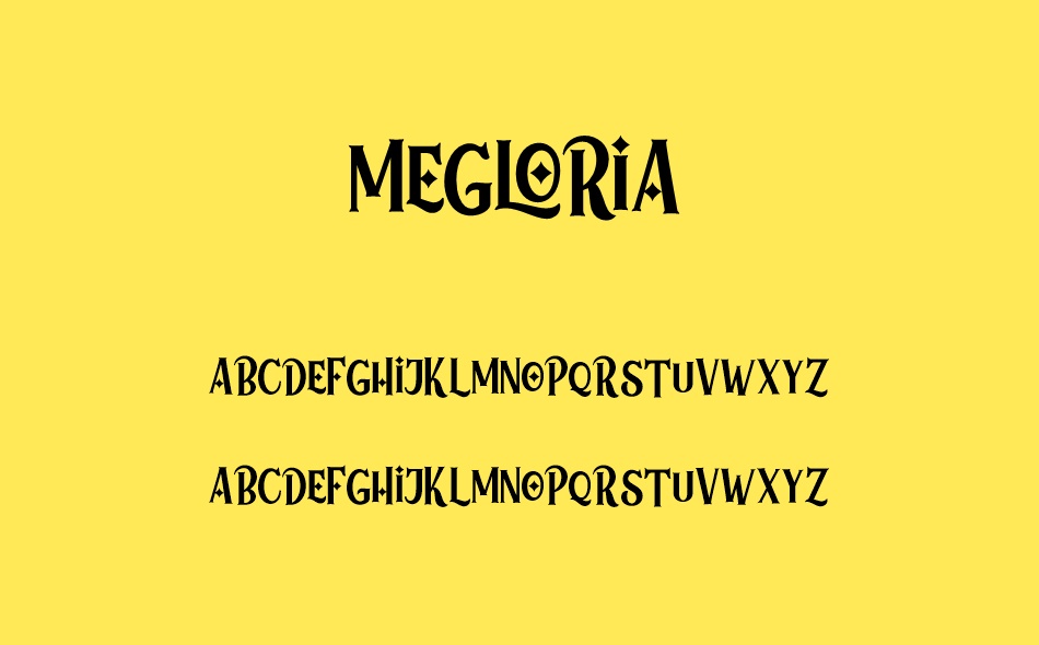 Megloria font