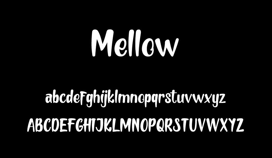 Mellow Demo font