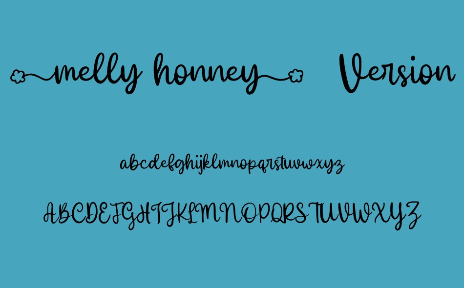 Melly Honney font