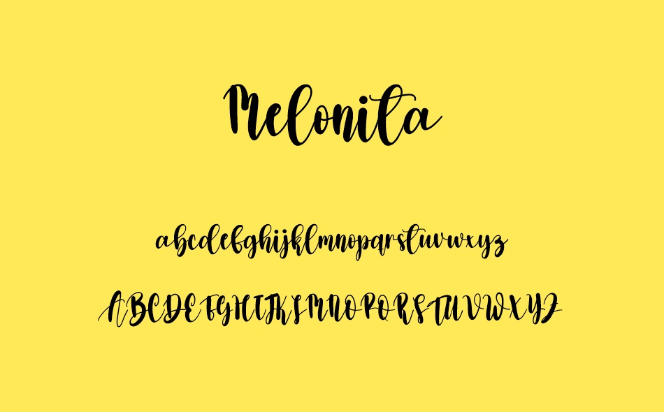 Melonita font