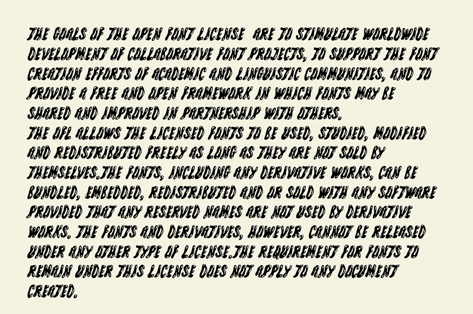 Melted Ideas font 1