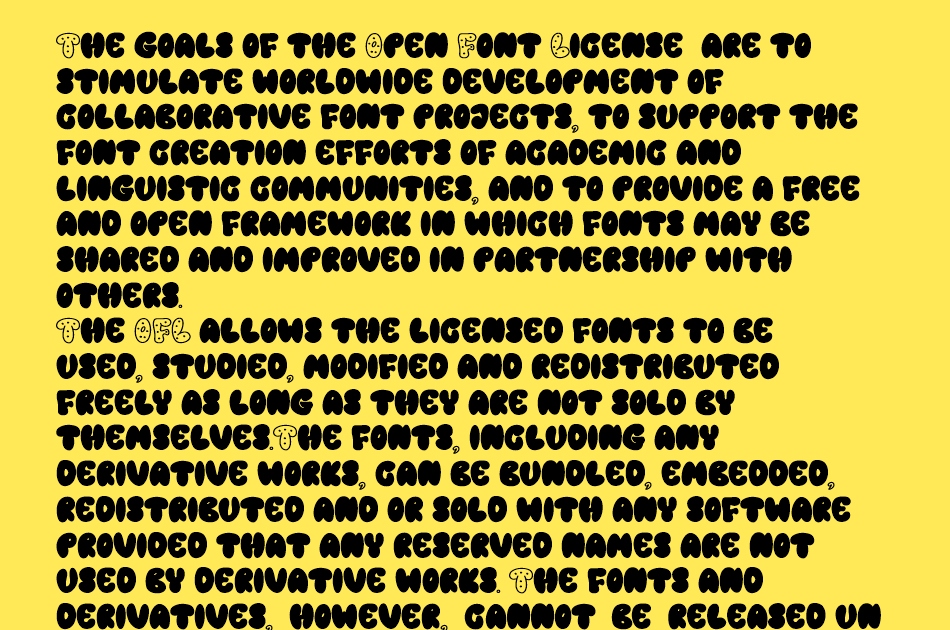 Melted Donuts font 1