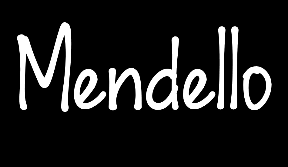 Mendello Demo font big