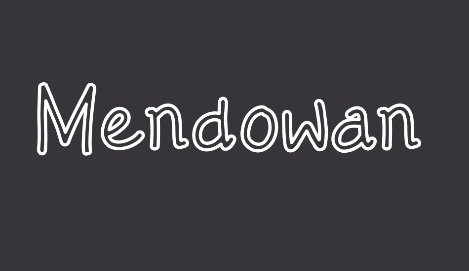 Mendowan font big