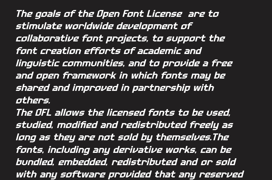 Menscity font 1