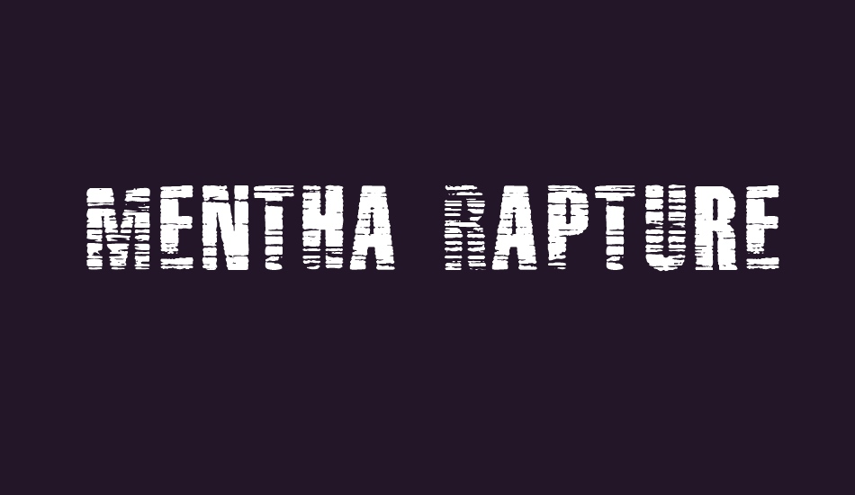 mentha-rapture font big