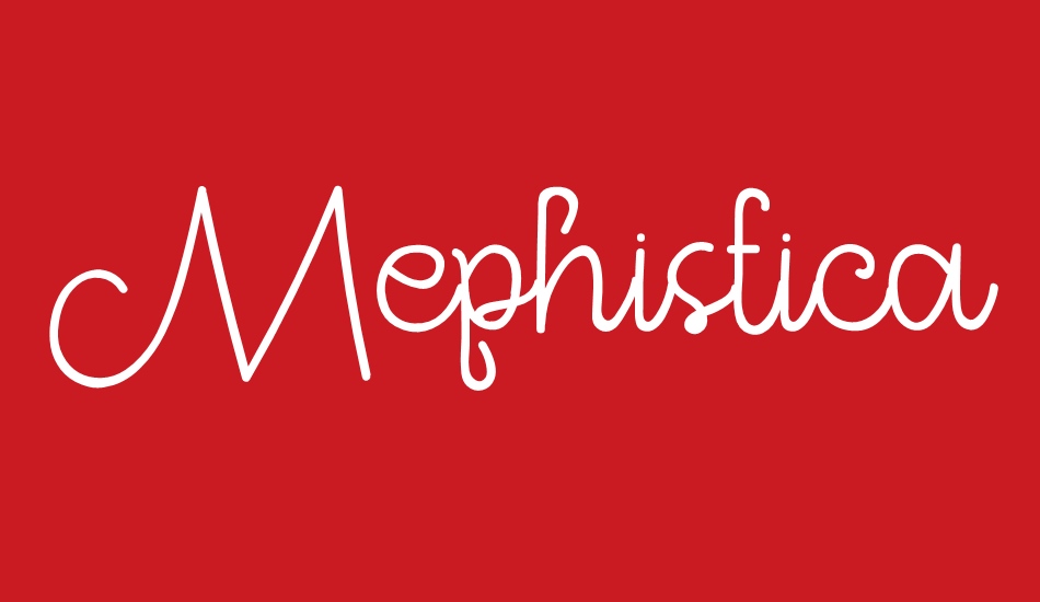 Mephistica font big