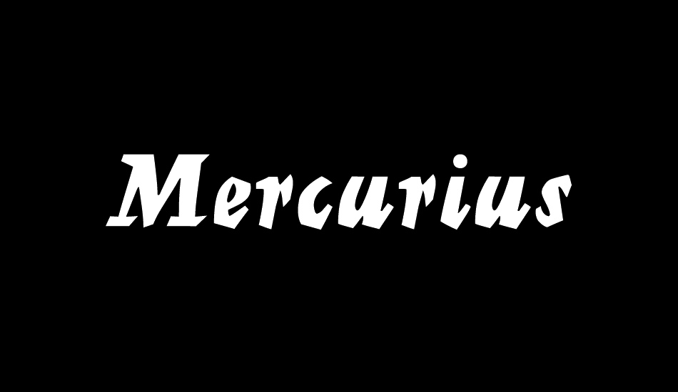 Mercurius font big