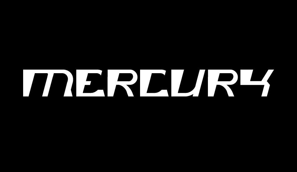 mercury font big