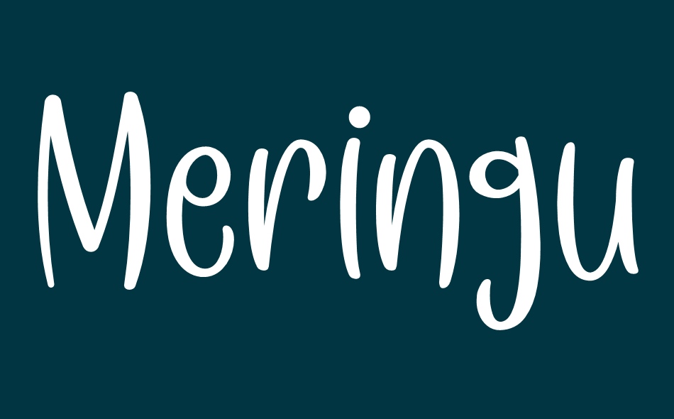 Meringue font big