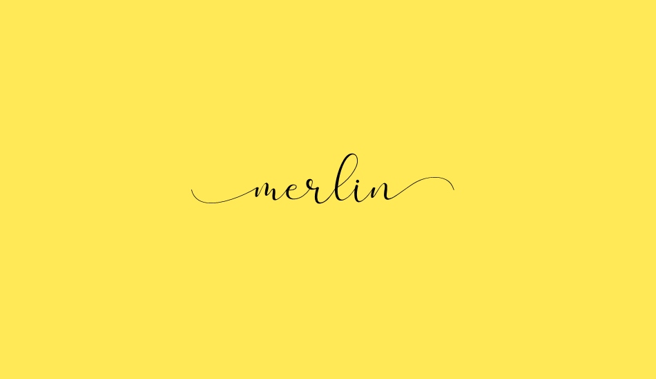 merlin font big