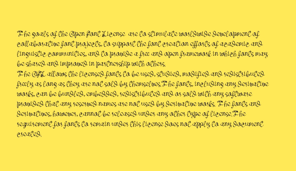 Merlinian font 1