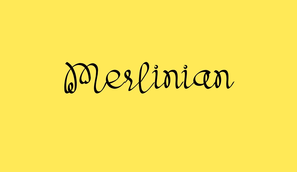 Merlinian font big