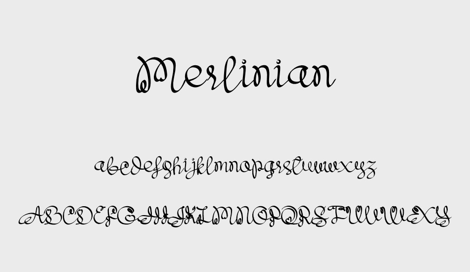 Merlinian font