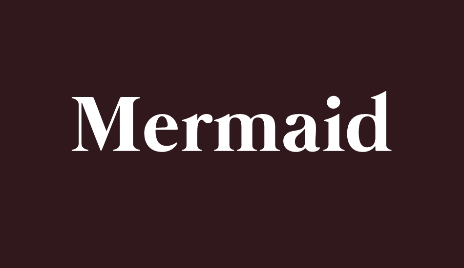 Mermaid font big