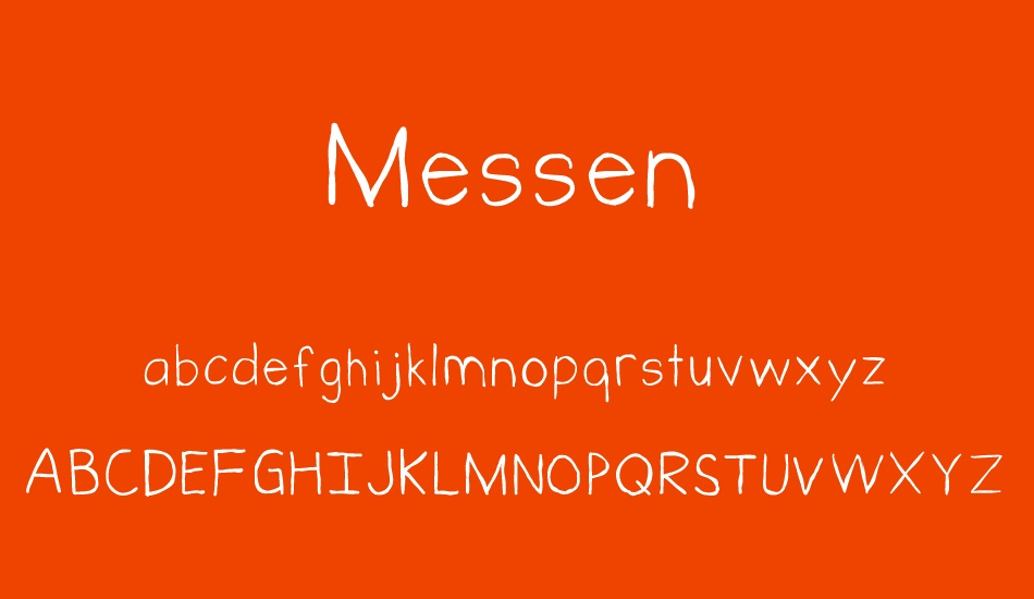 Messen font