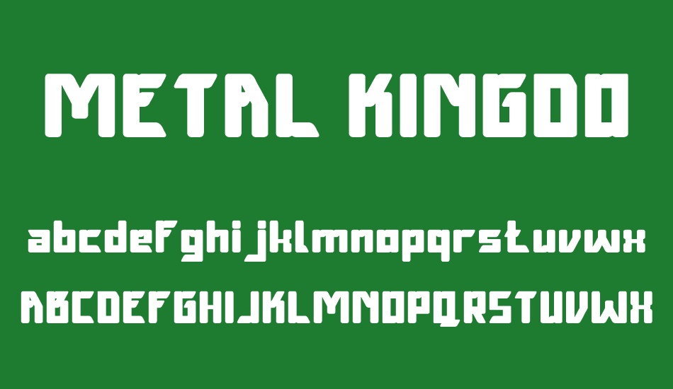 METAL KINGDOM font