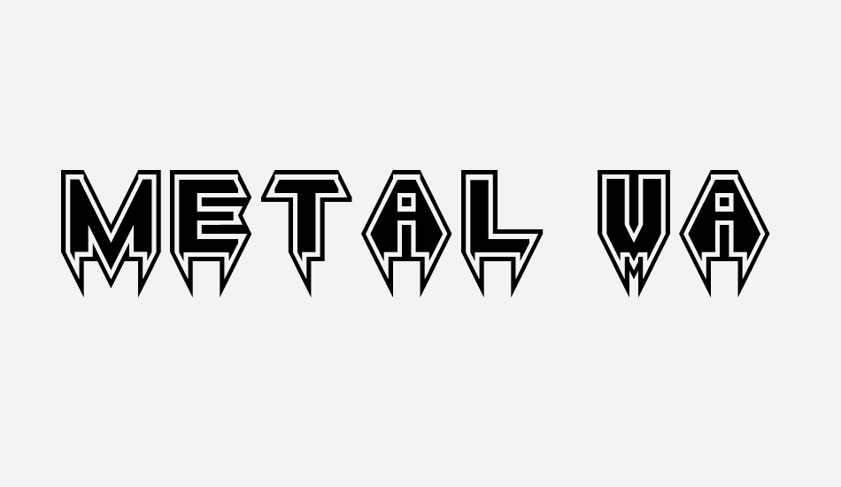 Metal Vampire font big