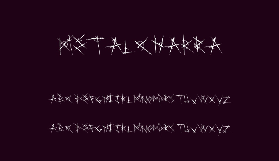 MetalChakra font