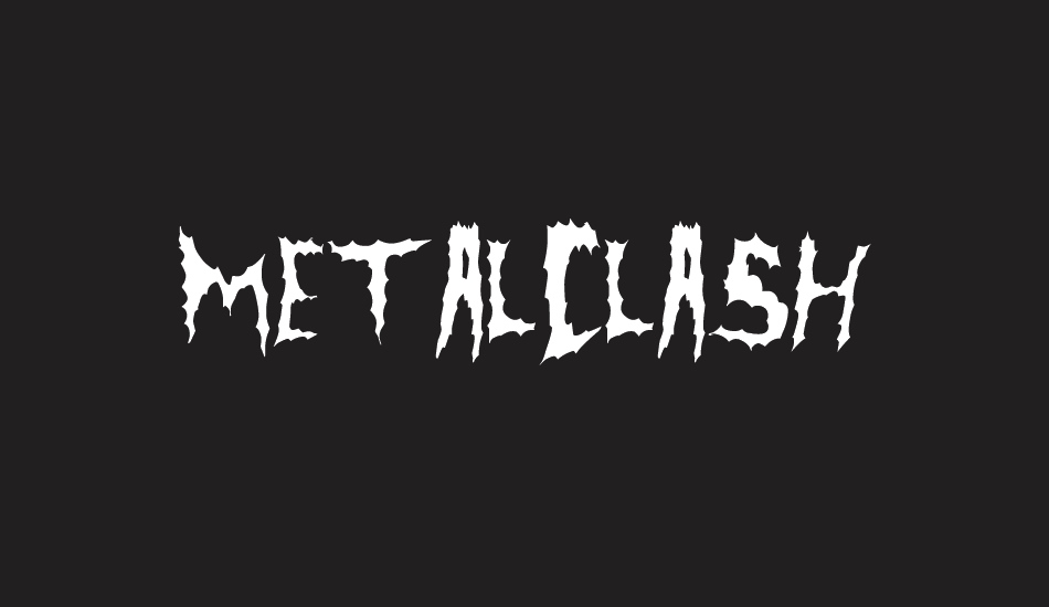 MetalClash font big