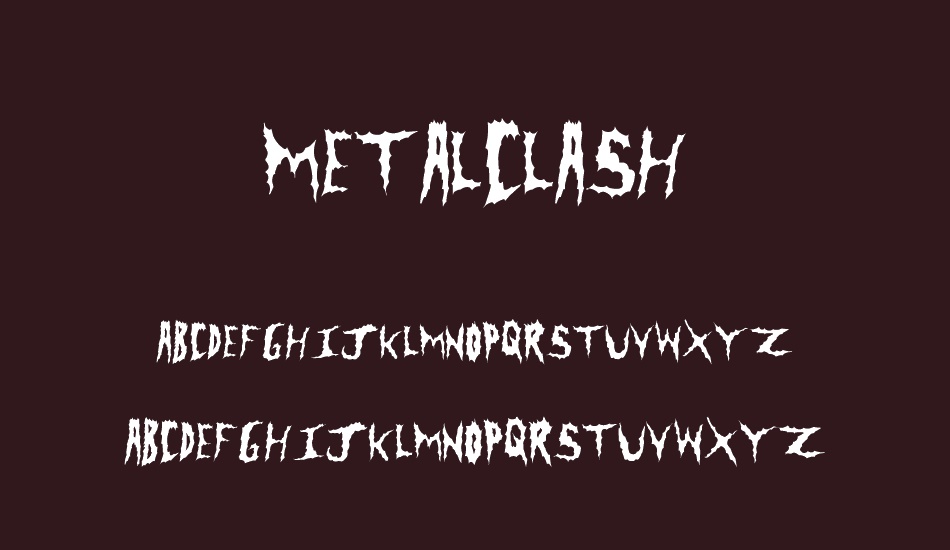 MetalClash font