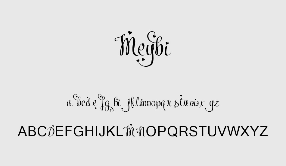 Meybi font