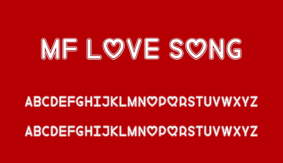 Mf Love Song font