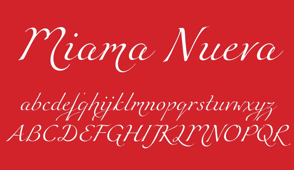 miama-nueva font