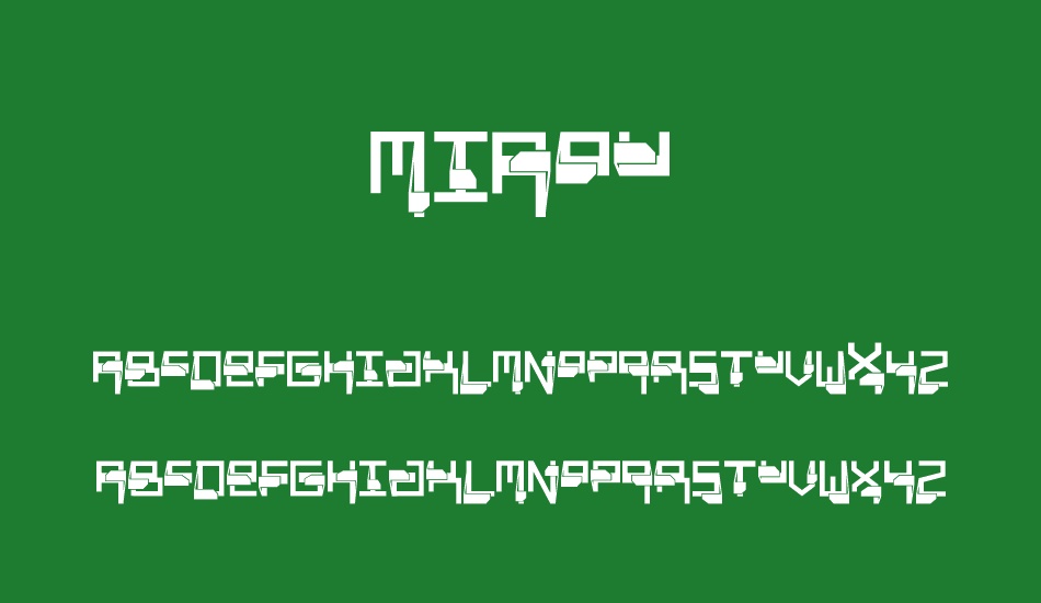 Miaou font