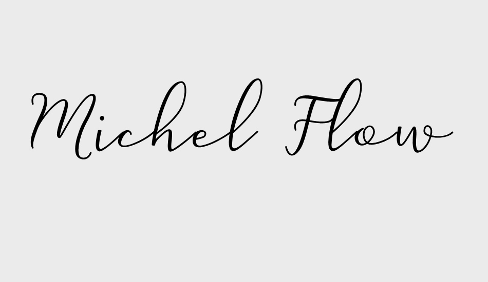 Michel Flow font big