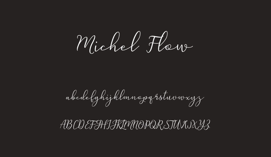 Michel Flow font