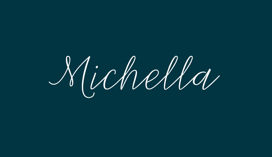 Michella font big