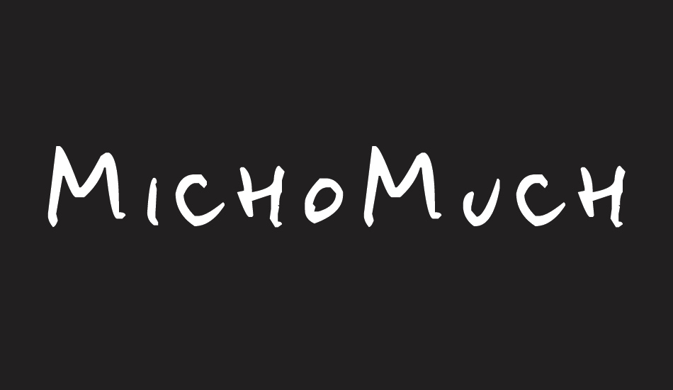 MichoMuchoMacho font big