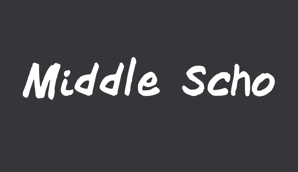 Middle School Sucks font big