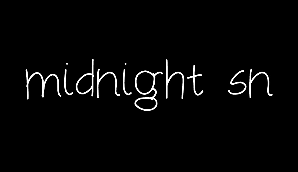 midnight snacks font big