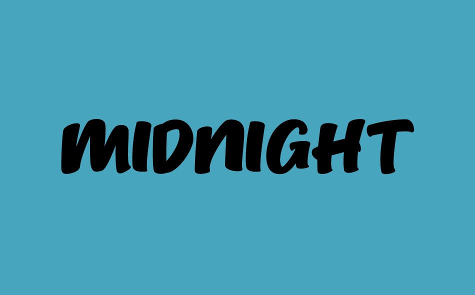 Midnight font big