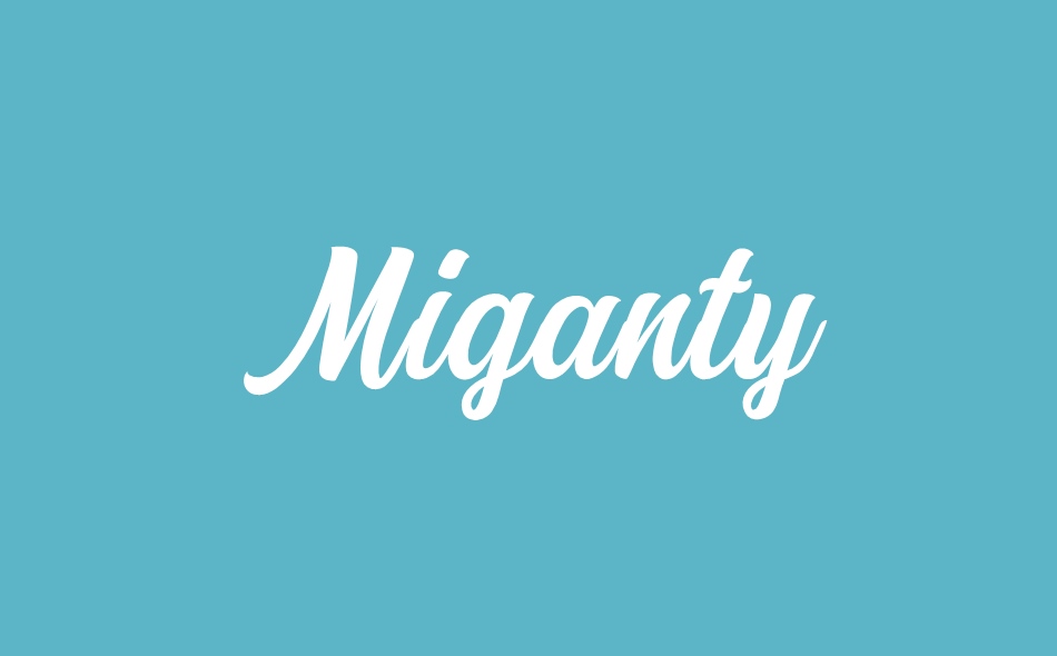 Miganty font big