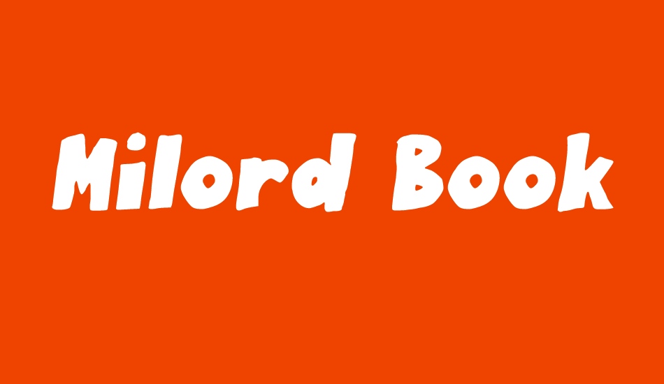 Milord Book font big