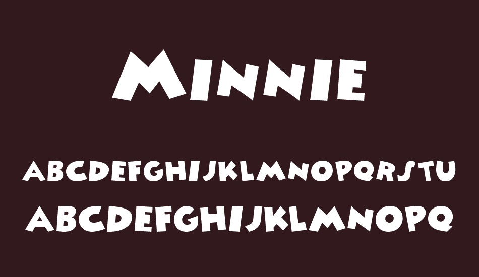 Minnie font