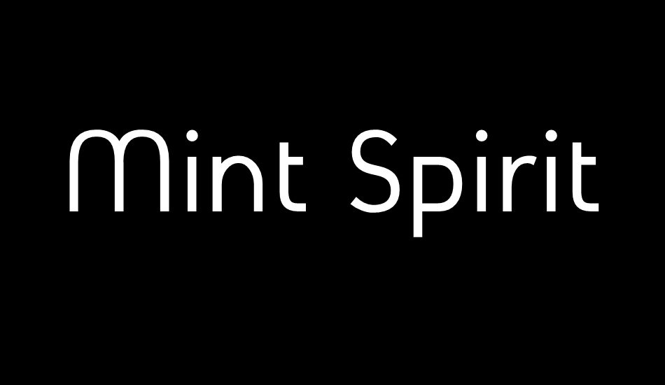 Mint Spirit font big