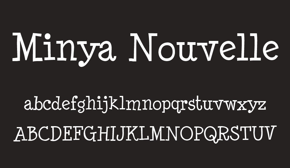 Minya Nouvelle font