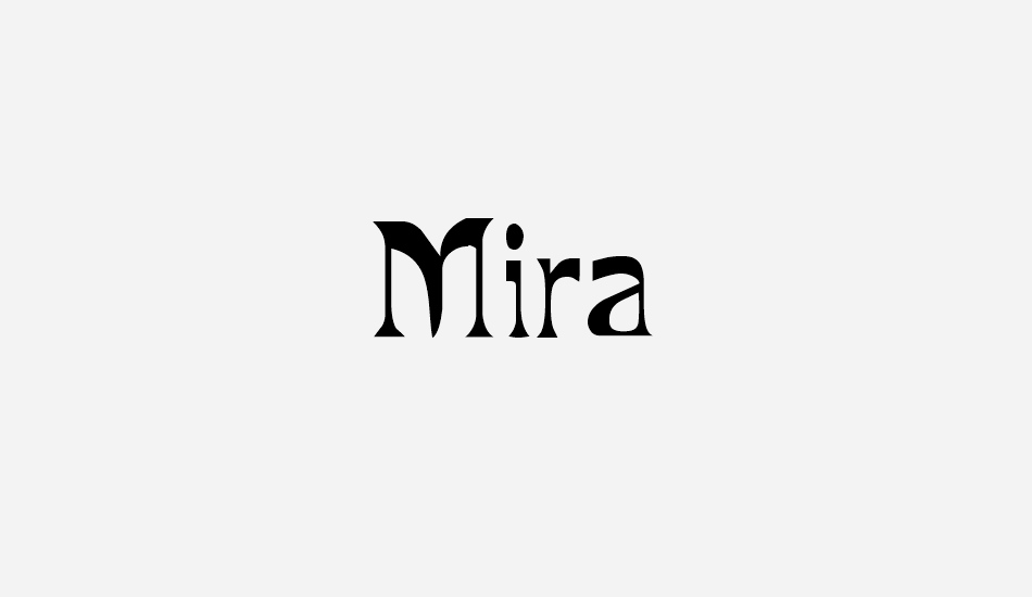 Mira font big